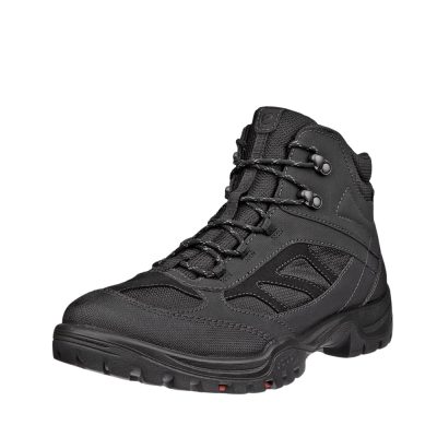Ecco Expedition III M støvle til herre i sort skind med snørebånd og udtagelig sål samt Gore-Tex