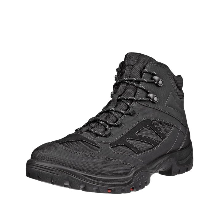 Ecco Expedition III M støvle til herre i sort skind med snørebånd og udtagelig sål samt Gore-Tex