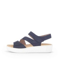 Gabor sandal til dame i mørkeblå med udtagelig sål