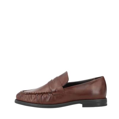 Phenumb Copenhagen Whisper sko dame i brunt skind med blød sål og flotte rynkede detaljer