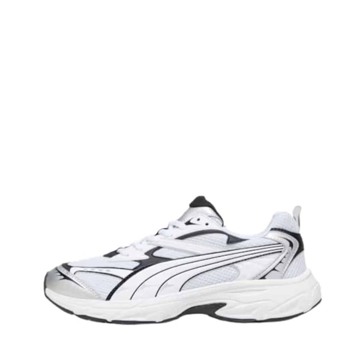 Puma Morphic Base sneakers til dame og herre i hvid med smarte detaljer og chunky sål