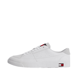 Tommy Hilfiger sneakers til herre i hvid skind