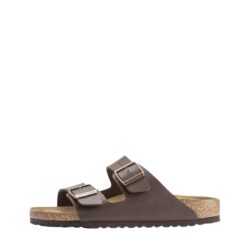 Birkenstock Arizona sandal til herre i mørkebrun med to justerbare spænder