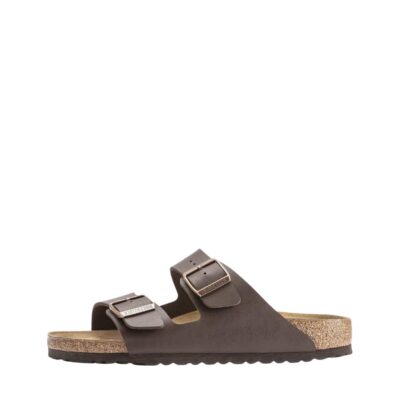 Birkenstock Arizona sandal til herre i mørkebrun med to justerbare spænder
